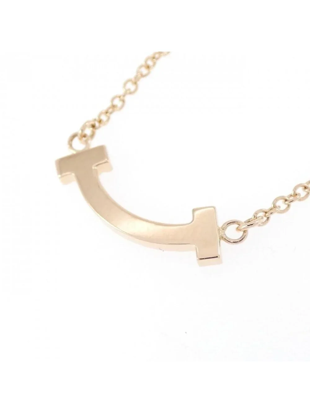 Tiffany & Co T Smile Mini Necklace